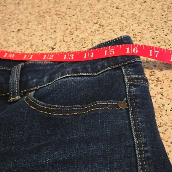 Talbots Simply Flattering Denim Blue Jeans High Waist Straight Leg Women size 10 - Picture 9 of 11